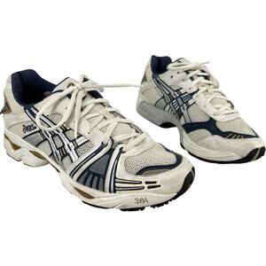 Vintage Y2k 2005 Men's White Blue Asics Gel Kayano XI TN500 Sneaker Shoes Sz 9